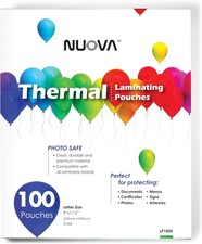 Versatile 100-Pack 3 Mil Thermal Laminating Pouches for Documents  Photos