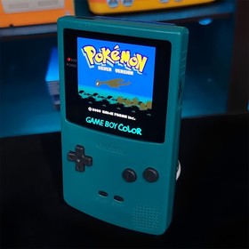 Green Gold Silver Blue Yellow Red Crystal FOR Nintend GBC Game Boy Color Console