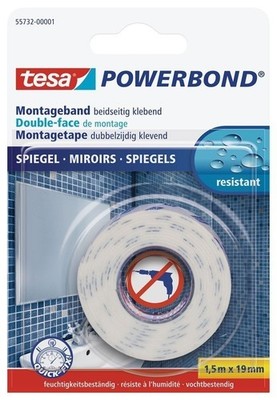 tesa  Powerbond Spiegel 1,5 m x 19 mm
