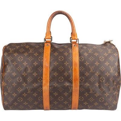 Louis Vuitton Monogram  Keepall 45 Travel Bag    Tasche