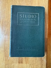 Antique 1927: Studio Handbook letter and desi...