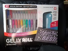Sakura Gelly Roll Retractable Gel Pens 24 Assorted Colors New