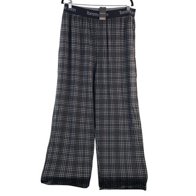 Tommy John Mens XL Second Skin Sleep Pants Quiet Shade Plaid Luxury Soft & Breat