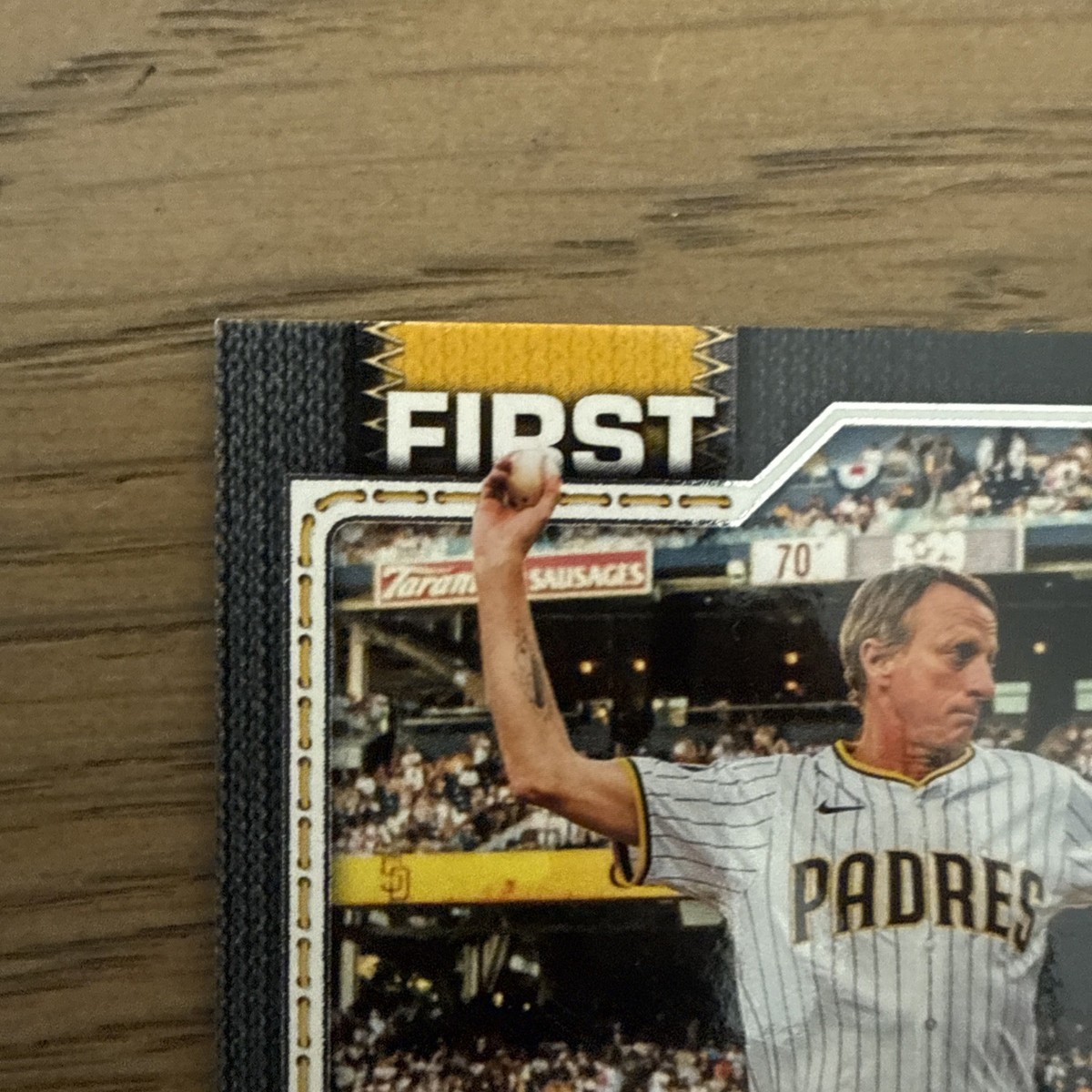 2026 Topps Series 1 Tony Hawk First Pitch Autograph Black #1/10 