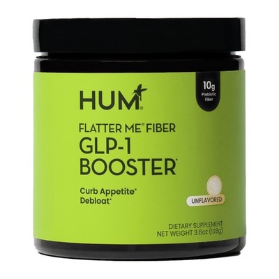 Hum Nutrition Flatter Me Fiber Booster Powder Vegan 10 Servings (Unflavored)