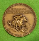 Wagon Train Pilgrimage 1976      2.5" dia   Bronze Medal   by  Art Medals Inc. — photo 1