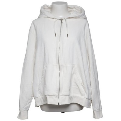 H&M, Kapuzenpullover, Größe: XXL, Weiß, Baumwolle/Polyester, Einfarbig #b7Z