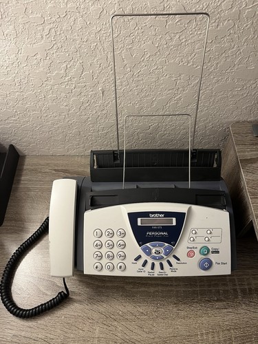 Brother FAX-575 Professional Personal Plain Paper Fax Machine Parts Or Repair!