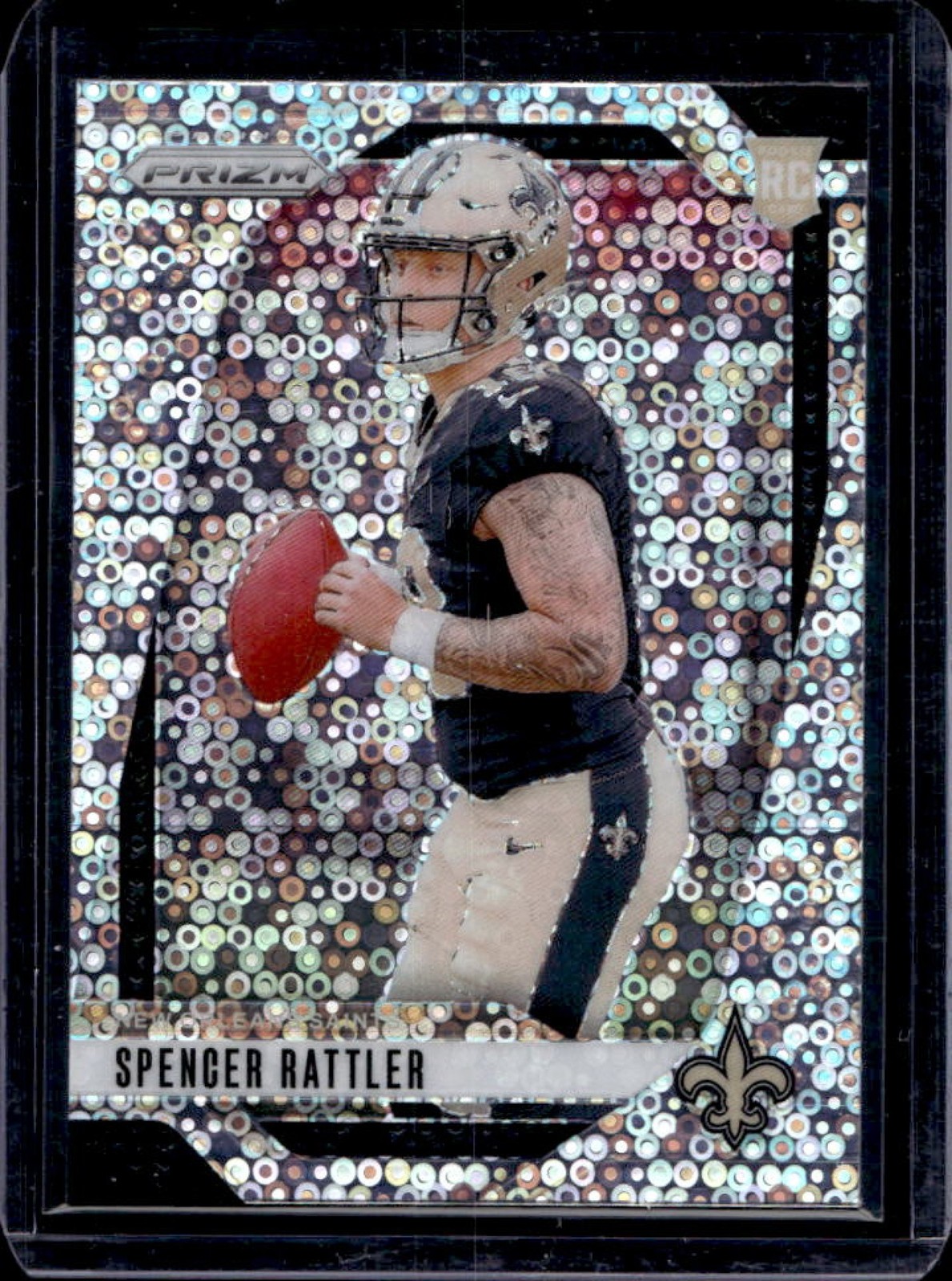 2024 Prizm Spencer Rattler No Huddle Rookie RC #388 Saints