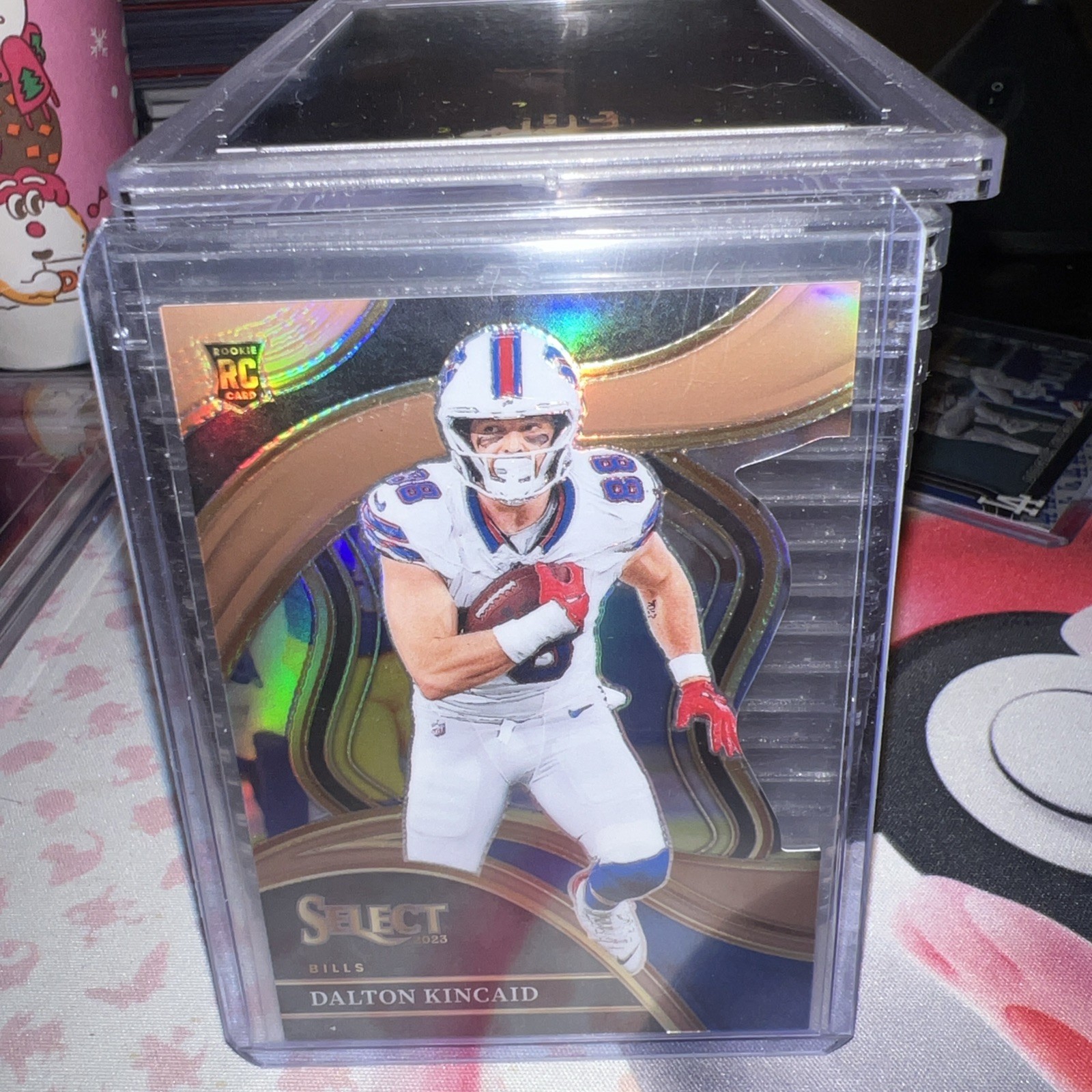 2023 Panini Select Club Level Dalton Kincaid #281 Copper Prizm Die-Cut /299 (RC)