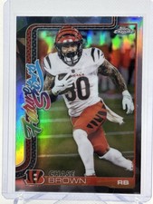 2025 Topps Chrome Football  Future Stars Refractor Chase Brown