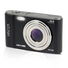 Minolta MND20 44MP Digital Camera 2.7K Ultra HD Video16X Digital Zoom Anti-Shake