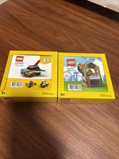 Lego Boxed Set 6373621 Swing Ship Ride + 3in1 Flying Car 6387807 NIB promotional