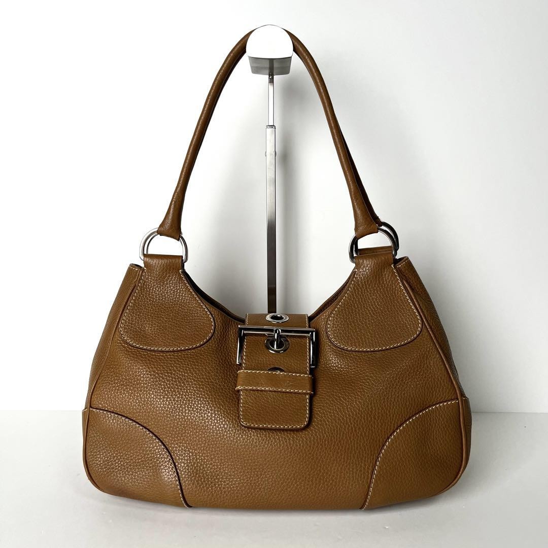Prada One Shoulder Bag Handbag All Leather