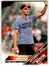 Geoff Britten 2016 Topps First Pitch #FP-14 Baltimore Orioles