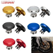 Cubierta de tapas de tuerca de eje delantero para Harley CVO Street Glide Road Glide FLTRX 2024 2025