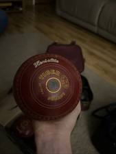 Henselite Lawn Bowls Set of 4 Tiger Size 5  WB 14 with Carry Bag