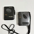 2x Vintage Sony Walkman WM-EX102 WM-EX162 Cassette Player Lot FOR PARTS REPAIR