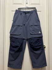 Nike ACG Smith Summit UV Repel 2 In 1 Cargo Pants Blue Mens L HV0591-437 NWT