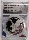 2021-W West Point Proof American Silver Eagle Anacs PF68 DCAM Type 2