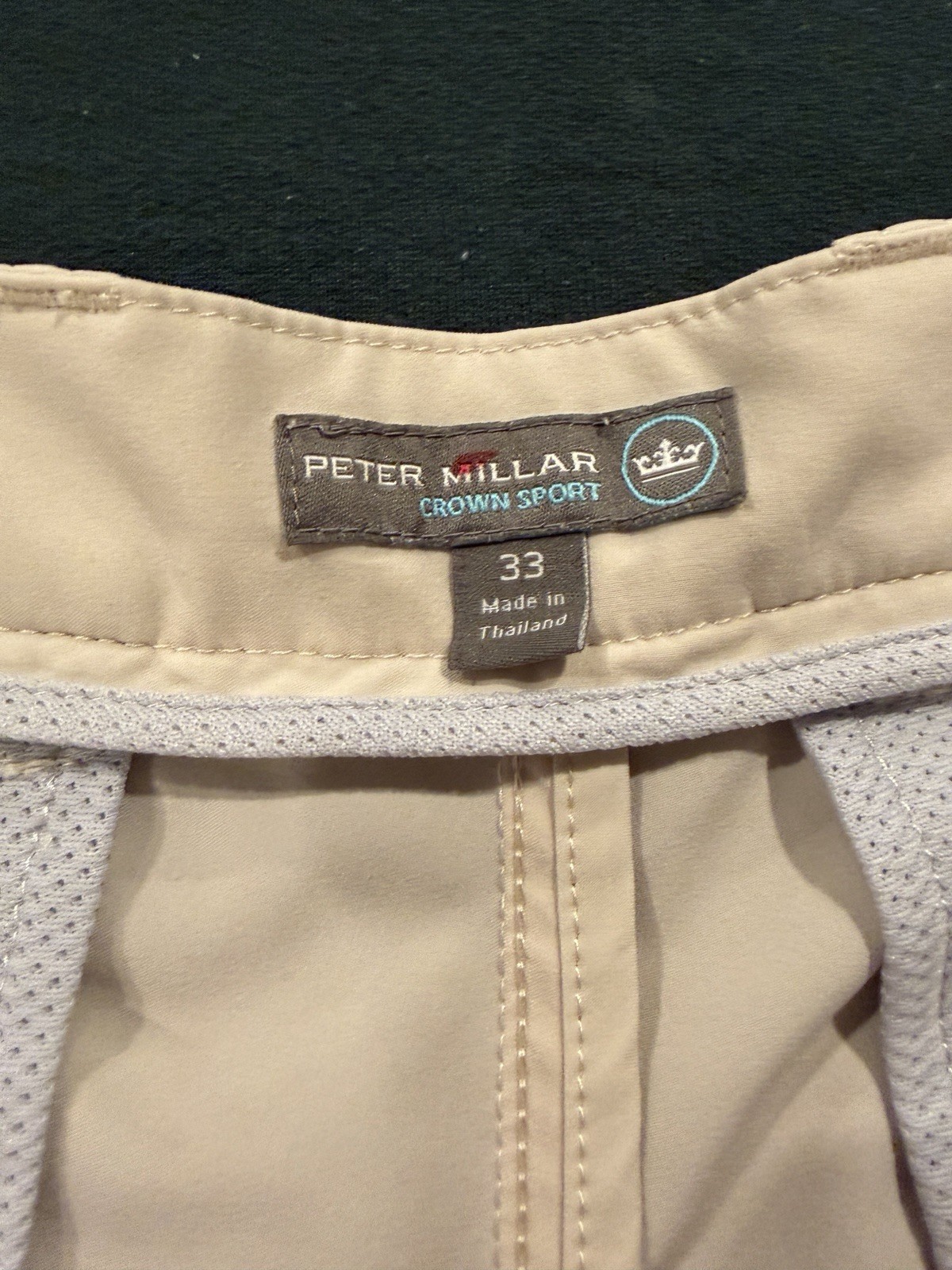 Peter Millar Light Beige Performance Stretch Shor… - image 11