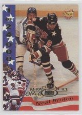 1995 Signature Rookies Miracle on Ice 1980 /24000 Neal Broten #4 00ah
