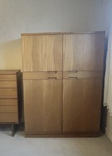 1960s Retro Uniflex Teak Wardrobe Mid Century Designed by Gunther Hoffstead 