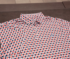 Just In Rhoback UVA Argyle Collegiate Polo Shirt Breathable Fabric