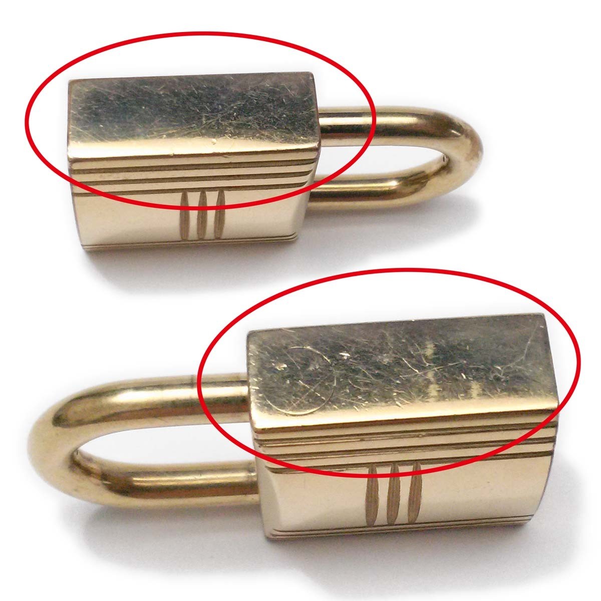 Hermes Rare Cadena Lock Key Clochette Set Gold Luxury Accessory