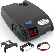 Proportional Electric Trailer Brake Controller Fits 1-3 Axles Self-leveling