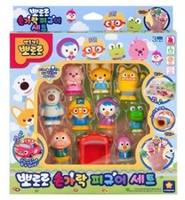 Pororo Finger Figure 10 Character Baby Kids Toys Set Korean Animatio / Genuine