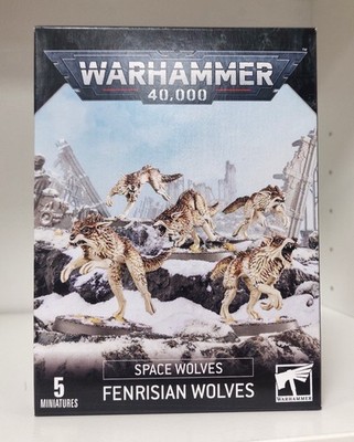 Warhammer 40000 Space Wolves Fenrisian Wolves Single Models