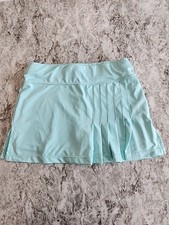 Little miss tennis skirt Teal skort pleated size L girls skirt
