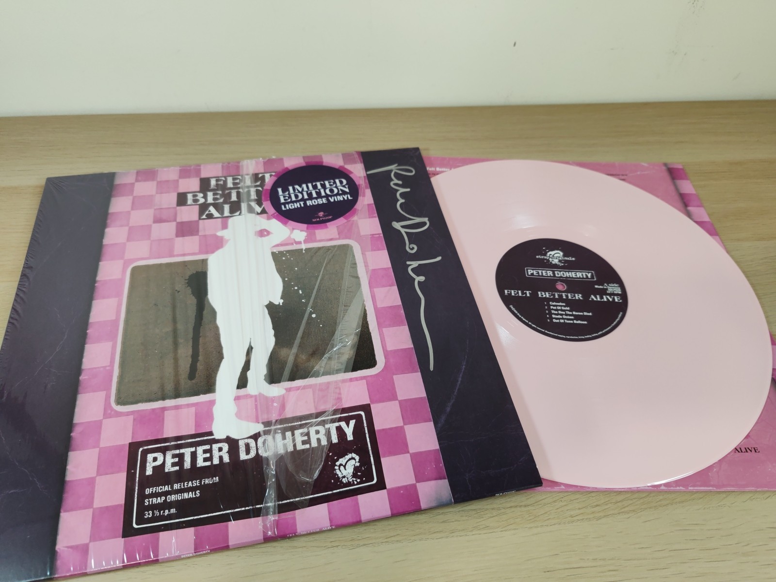 Peter Doherty Felt Better Alive Vinyl LP Indies Light Rose Colour 2025 NEW - Image 3