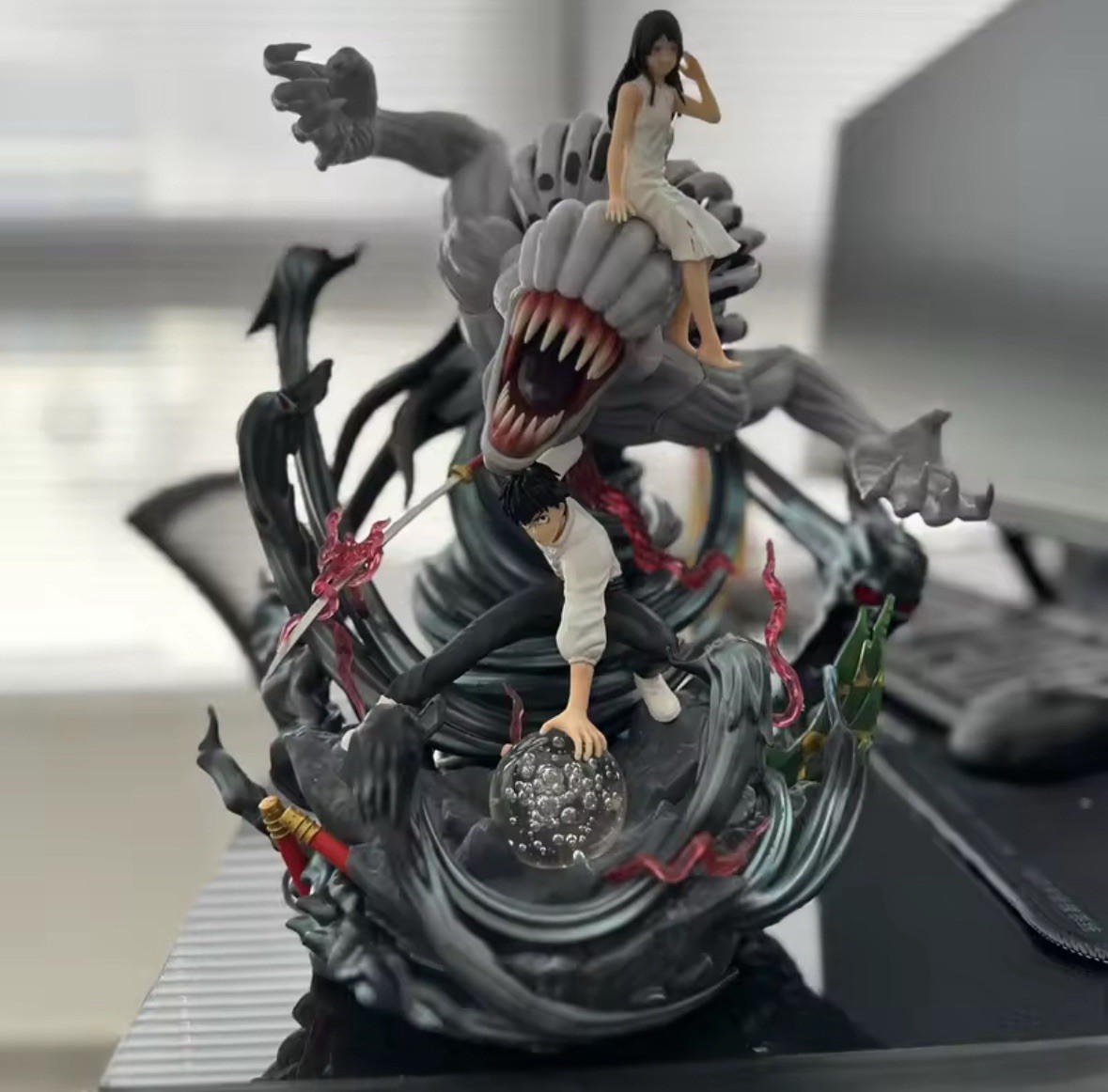 Action Figure Jjk - Yuta E Rika - Statua Anime 30 Cm Da Collezione