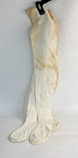 Antique Vintage Boot Socks Stocking Size 6 or 9 NOS Victorian 31" Long