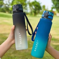 Gradient Water Bottle 600/750/1000ml Gym Camping Sports Drinking Bottle