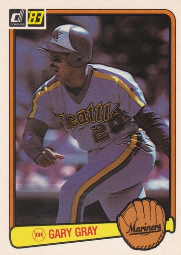 Gary Gray #637 1983 Donruss card