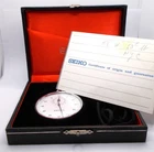 Vintage 1960s SEIKO Stopwatch w/ Box & Brochure - Needs Service