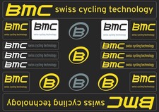 Bicycle Vinyl Frame Stickers Custom Compatible with BMC Yellow
