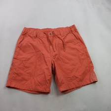 Carhartt Men's Size 34 Relaxed Fit Rust Orange Cotton Blend Drawstring Shorts