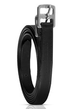 Genuine Leather English Riding Stirrup Leathers Pair  Adult Sizes - Black - ...