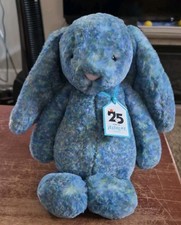 NWT Medium Bashful Luxe Bunny Azure Jellycat - Retired Authentic Design