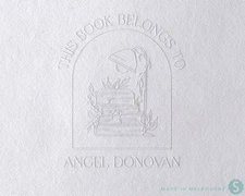 Custom Book Embosser or Self-Inking Library Stamp, Ex Libris – Melbourne Made AU