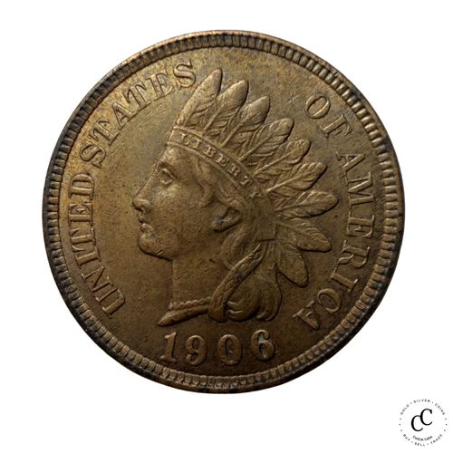 1906 Indian Head Penny - Some Red Still Present