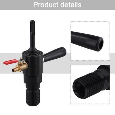 Sturdy Water Injector Adapter For SDS MAX Chuck Ensures Smooth Water Flow