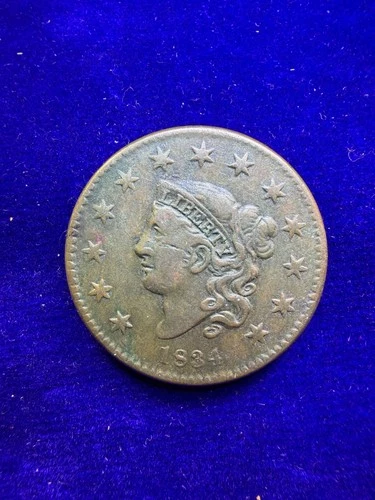 1834-P Large Cent — photo from the most recent tracked eBay sale