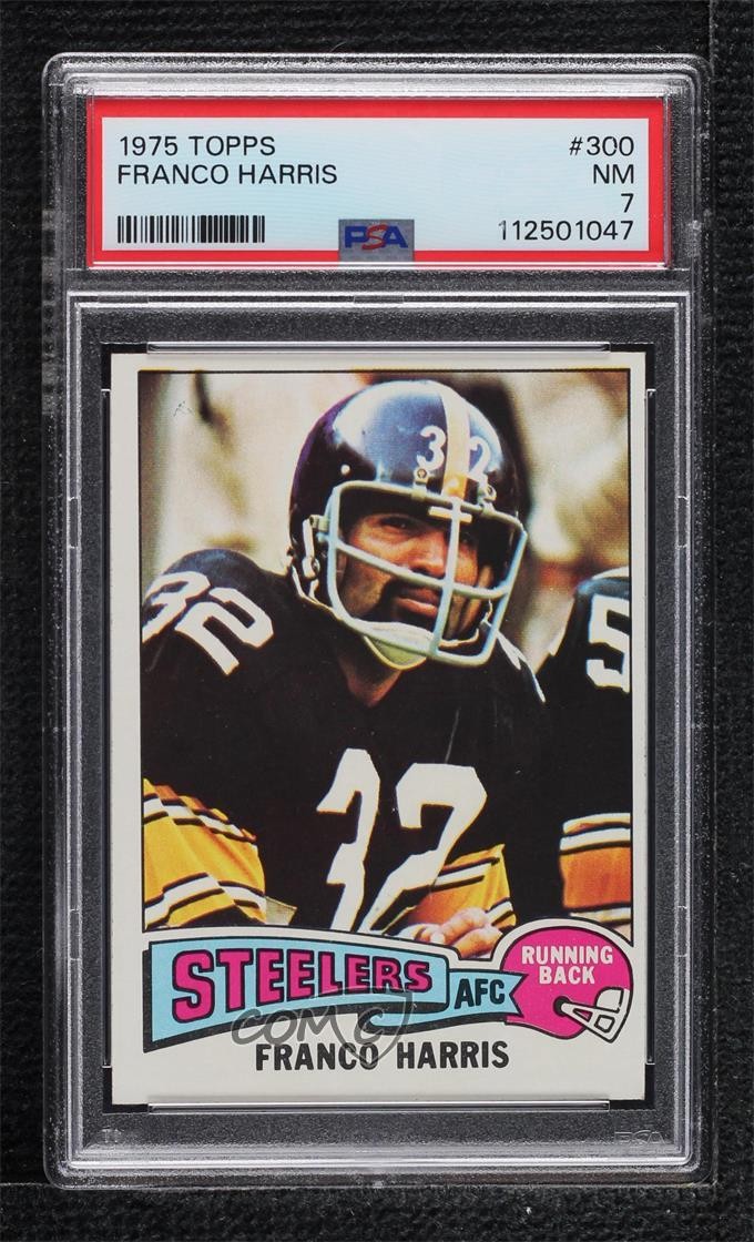 1975 Topps Franco Harris #300 PSA 7 HOF 0nr3