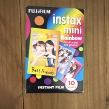 Fujifilm Instax Mini Rainbow Instant Film ISO 800 10 Sheets