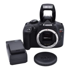 Canon EOS Rebel T6 Digital DSLR Camera Body With Battery and Charger  AS IS 